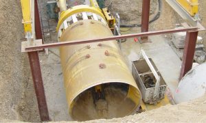 open shield tunnel boring machine